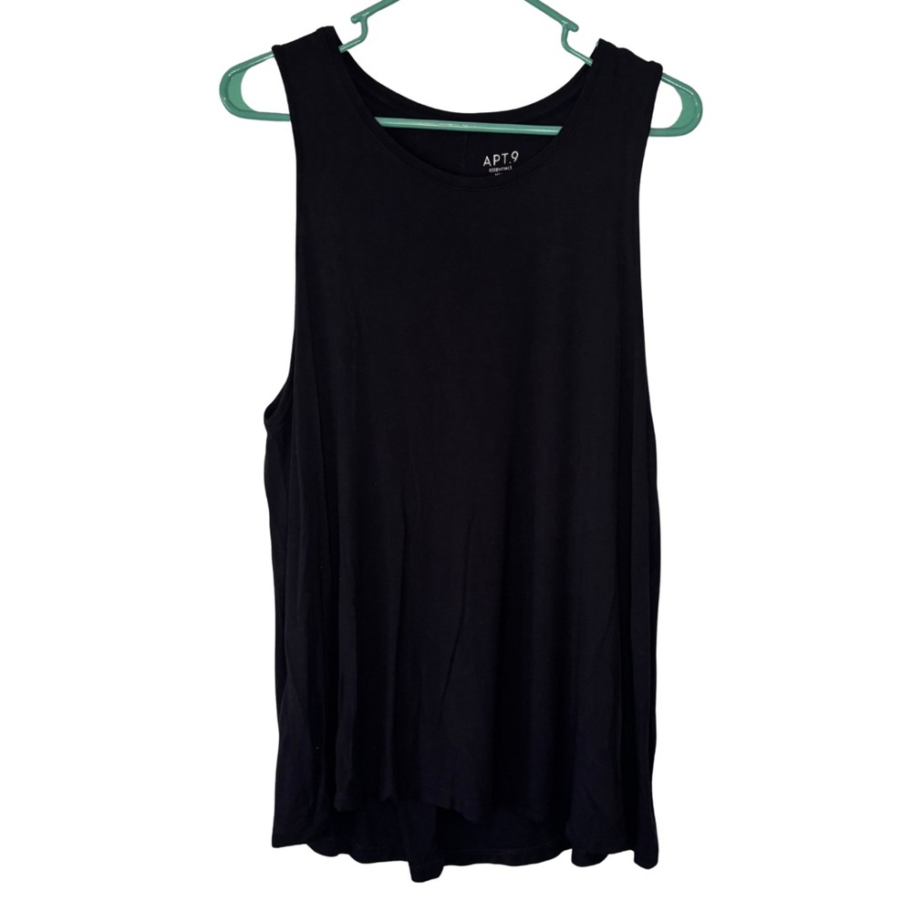 3/$20 Apt. 9 Women's Classic Black Tank Top